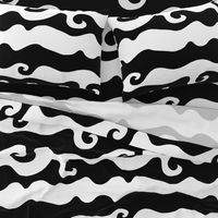 BW Swirly Wave