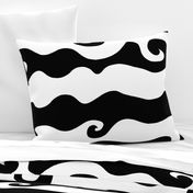 BW Swirly Wave