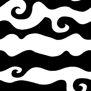 BW Swirly Wave