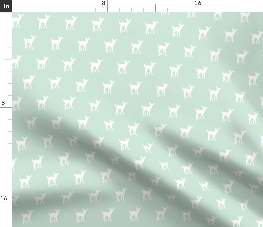 fawn (small scale) - mint || holiday