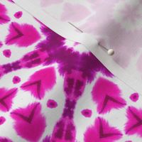 Watercolor Shibori Hot Pink