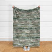 DRSC1 - Melted Marble in Teal - Moss Green - Mauve -Pink - Large - Crosswise