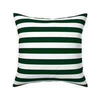 1" forest green stripe || holiday