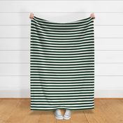 1" forest green stripe || holiday