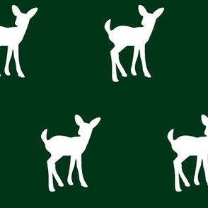 fawn - forest green || holiday