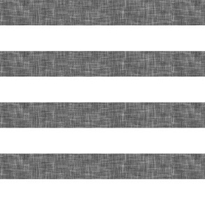 grey linen stripe 1" || the lumberjack collection