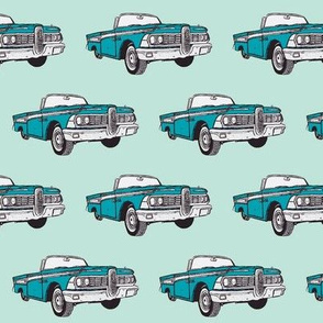 1959 Edsel Corsair convertible aqua on mint