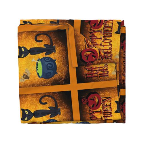 halloween poison tea towel