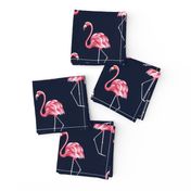 Vintage flamingo