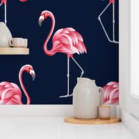 Vintage flamingo