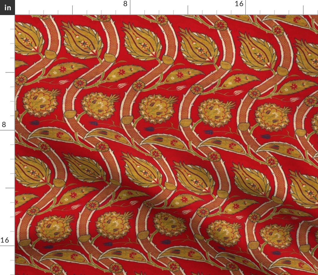 Turkey red fabric