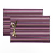 BN4 - Narrow Variegated Stripes in Mauve - Maroon - Burgundy - Olive - Lavender