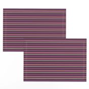 BN4 - Narrow Variegated Stripes in Mauve - Maroon - Burgundy - Olive - Lavender