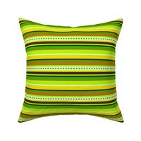 BN5 -  Earthy Hybrid Stripes in Green - Yellow - Brown