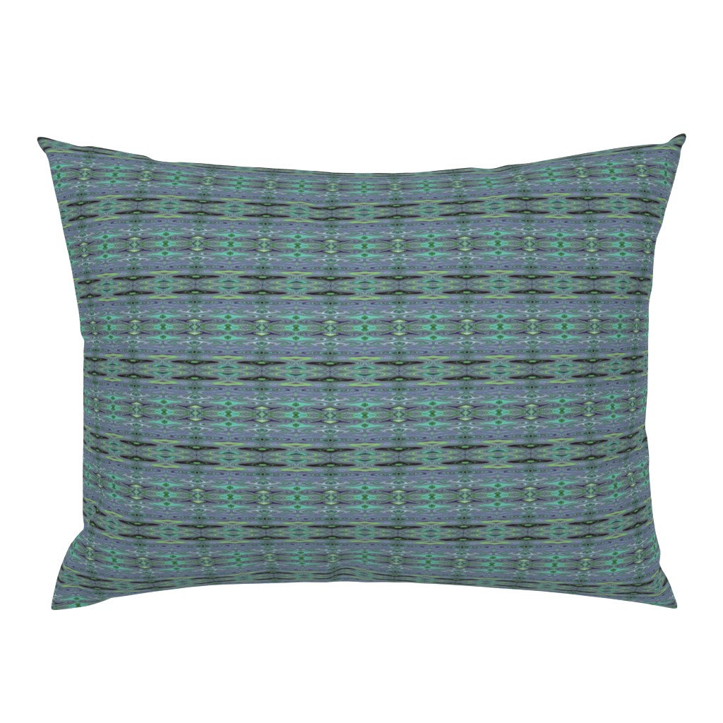 DSC2 - Small - Surreal Dreams in Aqua - Lavender - Purple - Lime Green - Crosswise  