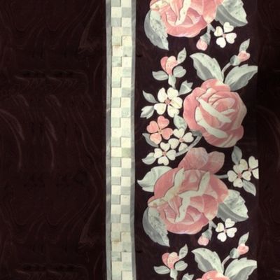 Marble Rose Border