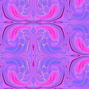 CSMC4 - Cosmic Dance Swirling Abstract aka Creative Sparks in Lavender, Periwinkle and Pink - 6 Inch Repeat