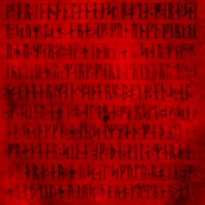 Codex Runicus Red Fuzzy Version