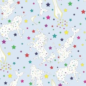 Stars Mermaids Unicorns sky