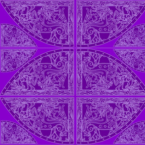 Violet Riot Viking Urnes Style