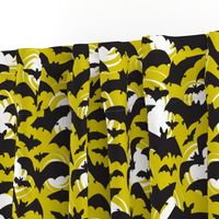 Night Watch - Halloween Bats Yellow Glow