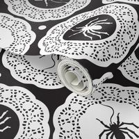 Spiders Delight - Halloween Black and White