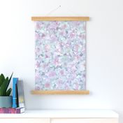 Soft Focus Orchids Lavender Mint 24inL