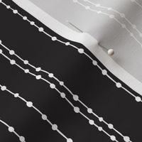 Stranded - Geometric Lines and Dots Black