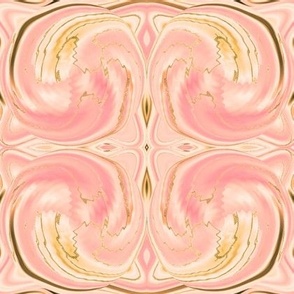 CSMC8 - Cosmic Dance Swirling Abstract aka Creative Sparks in Pink and Gold - 8 inch repeat