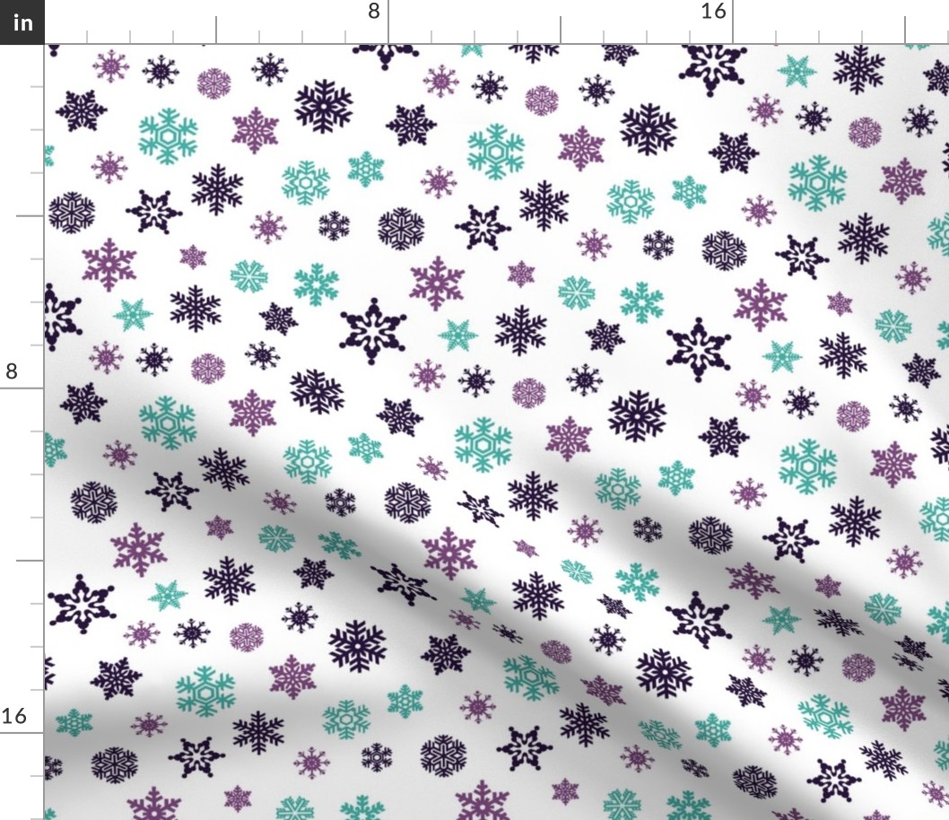 snowflakes || frozen purple
