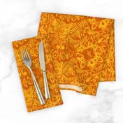 Talavera tumble sketch orange