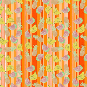 handpainted_fruit_on_orange_stripes