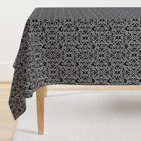 Gothique Halloween Damask Grey