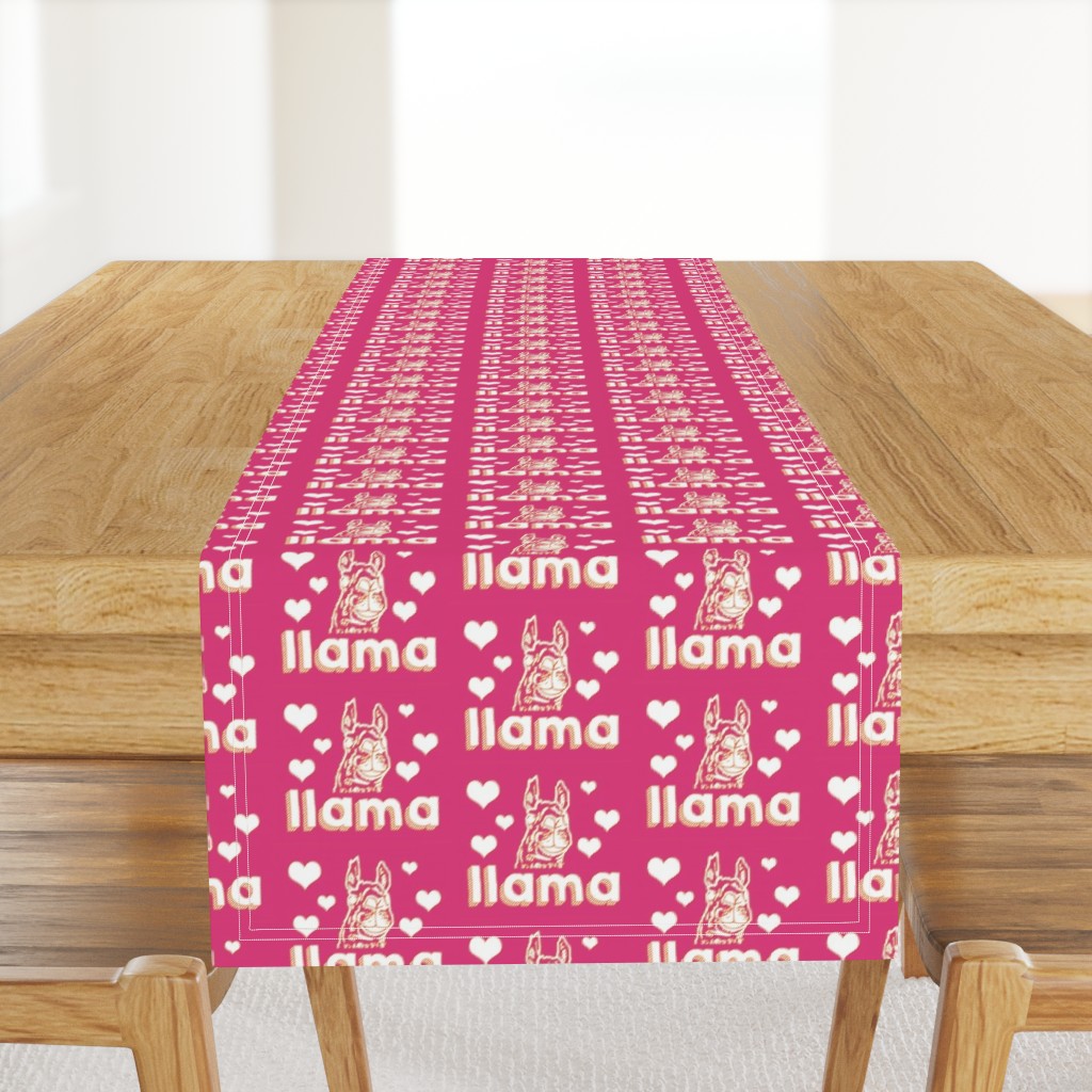 Llama love in pink!