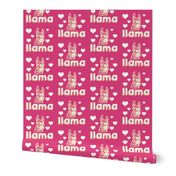 Llama love in pink!