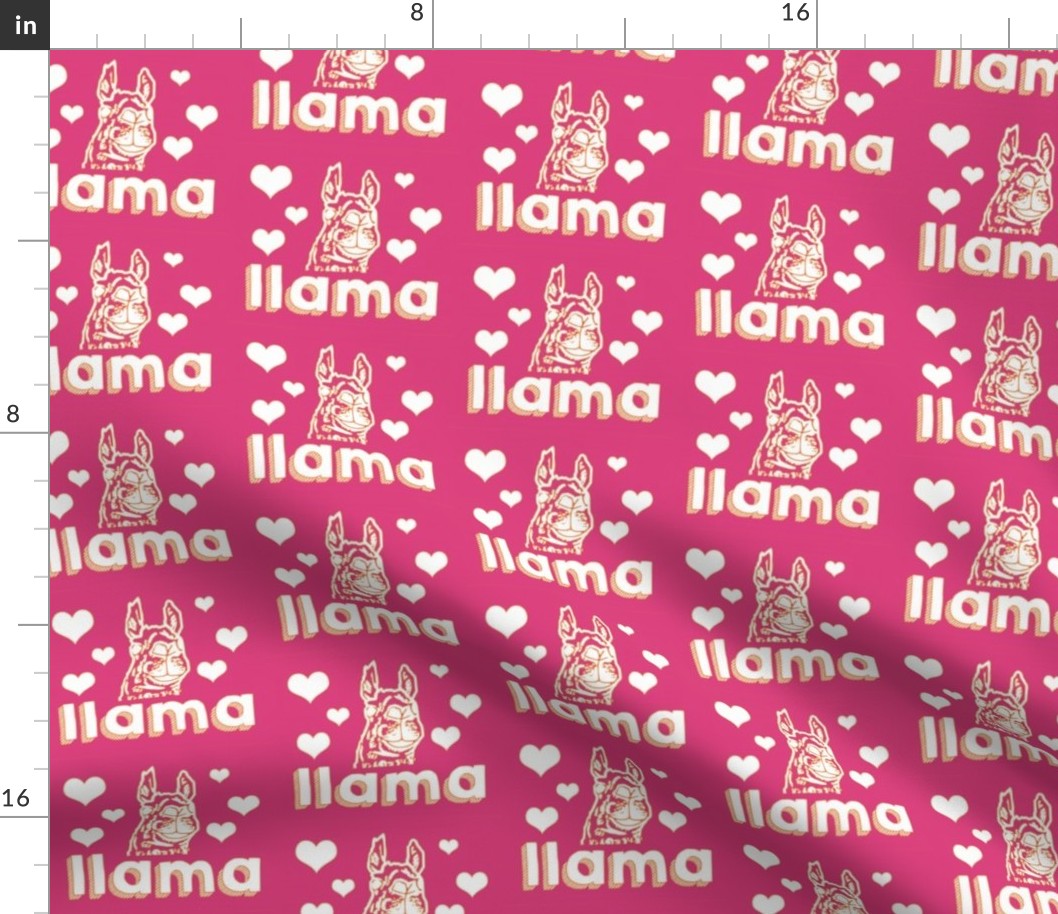 Llama love in pink!