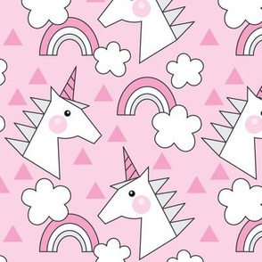 unicorn-head-on-bright-pink