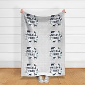 boys nursery baby boy camping woodland bear forest navy blue mint and grey kids nursery baby quilt FQ monogram