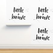 Little + Brave - Typography Blanket Monochrome