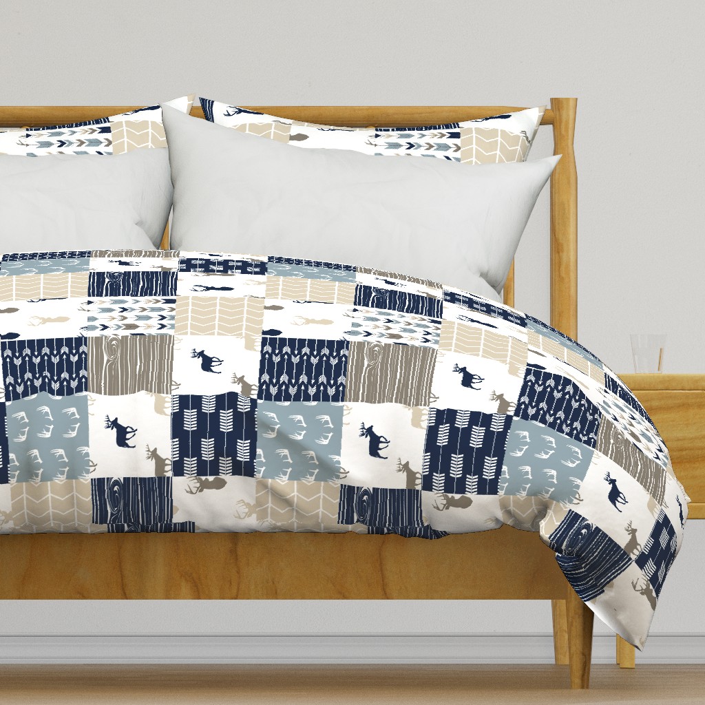 Rustic Woods Collection Patchwork Wholecloth (90)