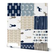 Rustic Woods Collection Patchwork Wholecloth (90)