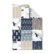 Rustic Woods Collection Patchwork Wholecloth (90)