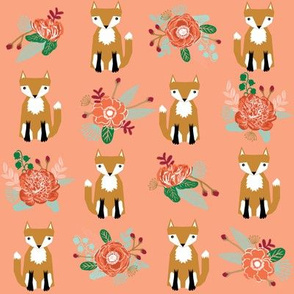 autumn fox flowers cream autumn fall girls sweet woodland fox