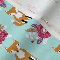 autumn fox flowers cream autumn fall girls sweet woodland fox