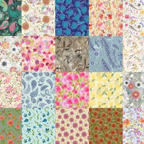 Floral Fabric Sampler For Masks