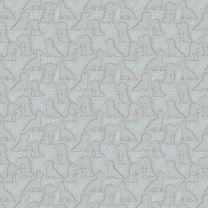 dino doodle pattern