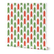 christmas tree forest fir tree triangles holiday simple scandinavian design tree forest trees