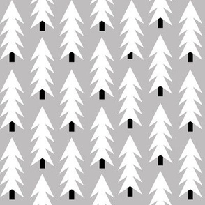 christmas tree forest fir tree triangles holiday simple scandinavian design tree forest trees