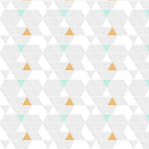 light pastel geometric triangles