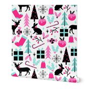 christmas holiday festive holiday christmas decor christmas fabric for kids cute christmas designs scandi